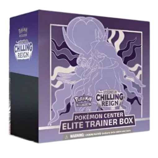 Pokémon Chilling Reign Pokémon Center Elite Trainer Box – Shadow Rider Calyrex – Englisch