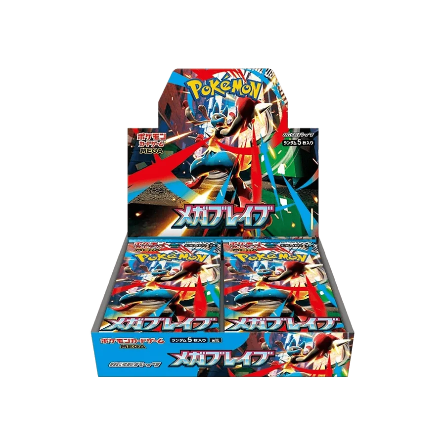 Japanisches Pokémon TCG Booster Display Mega Brave (Set M1L)