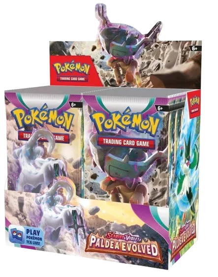 Pokémon Paldea Evolved Booster Display – Englisch
