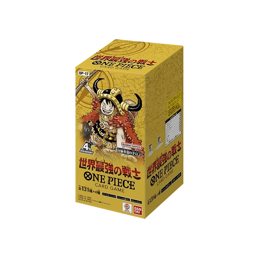 Japanisches One Piece Card Game Booster Display The World's Strongest Warriors (Set OP-17)