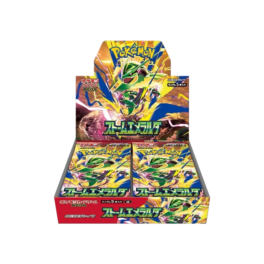 Japanisches Pokémon TCG Booster Display Storm Emeralda (Set M6)