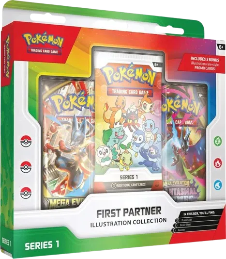 Pokémon First Partner Illustration Collection – Series 1 – Englisch
